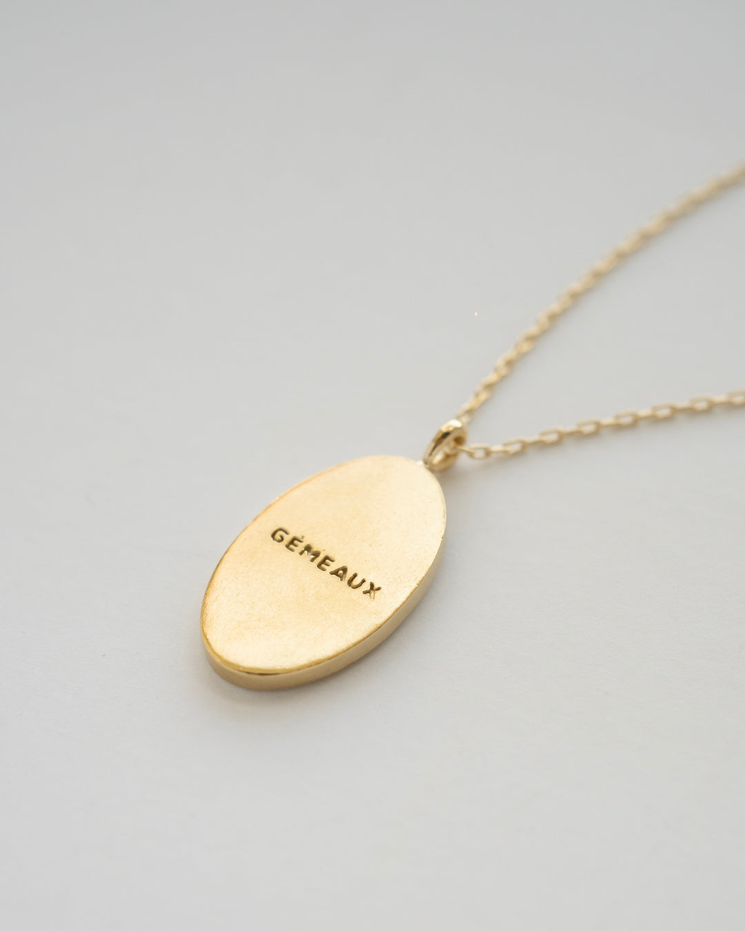 Gémeaux Collier Zodiaque Or