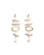 Biwa Boucles d'oreilles Or