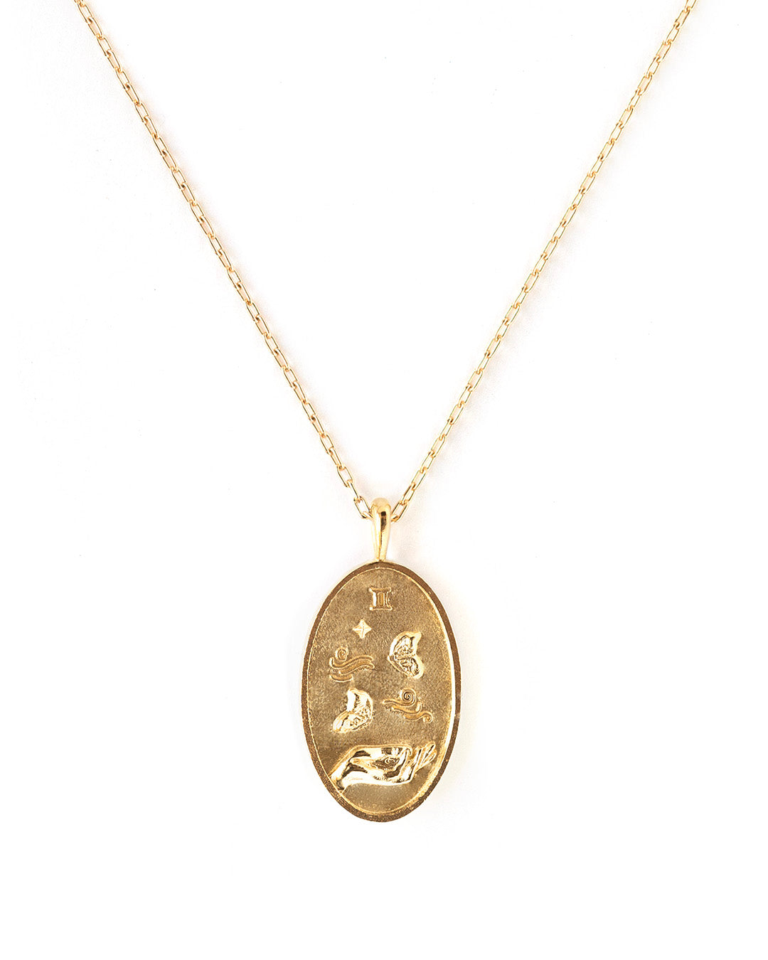 Gémeaux Collier Zodiaque Or