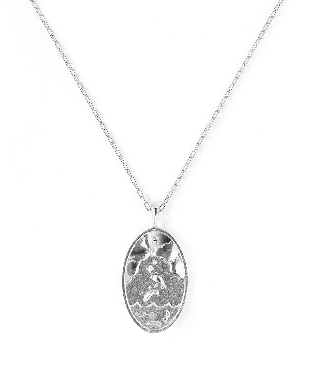 Poissons Collier Zodiaque Argent