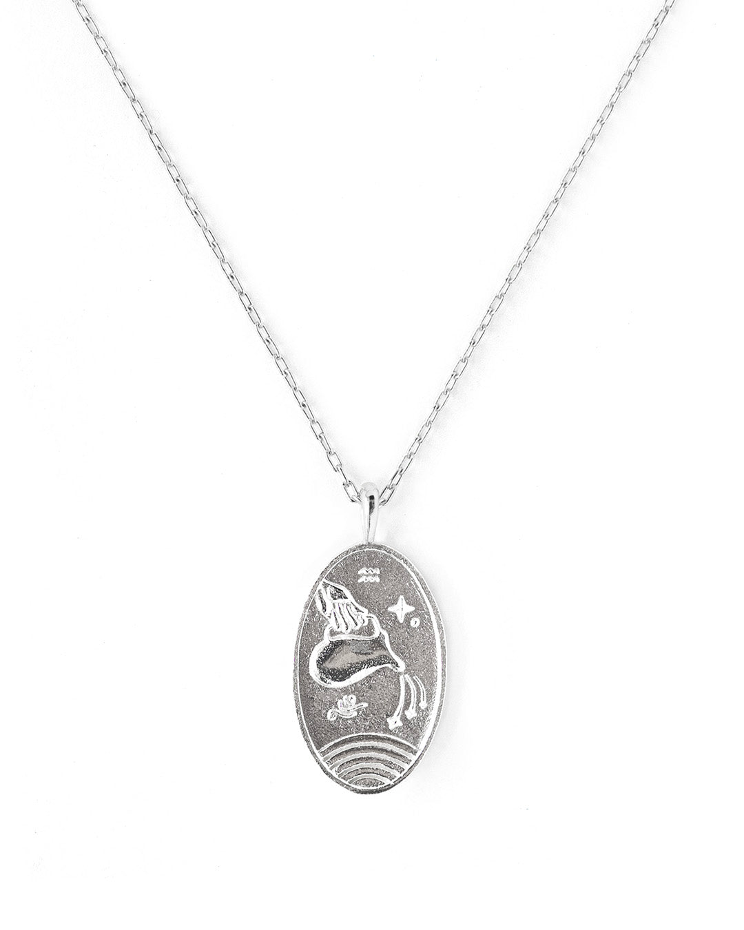 Verseau Collier Zodiaque Argent