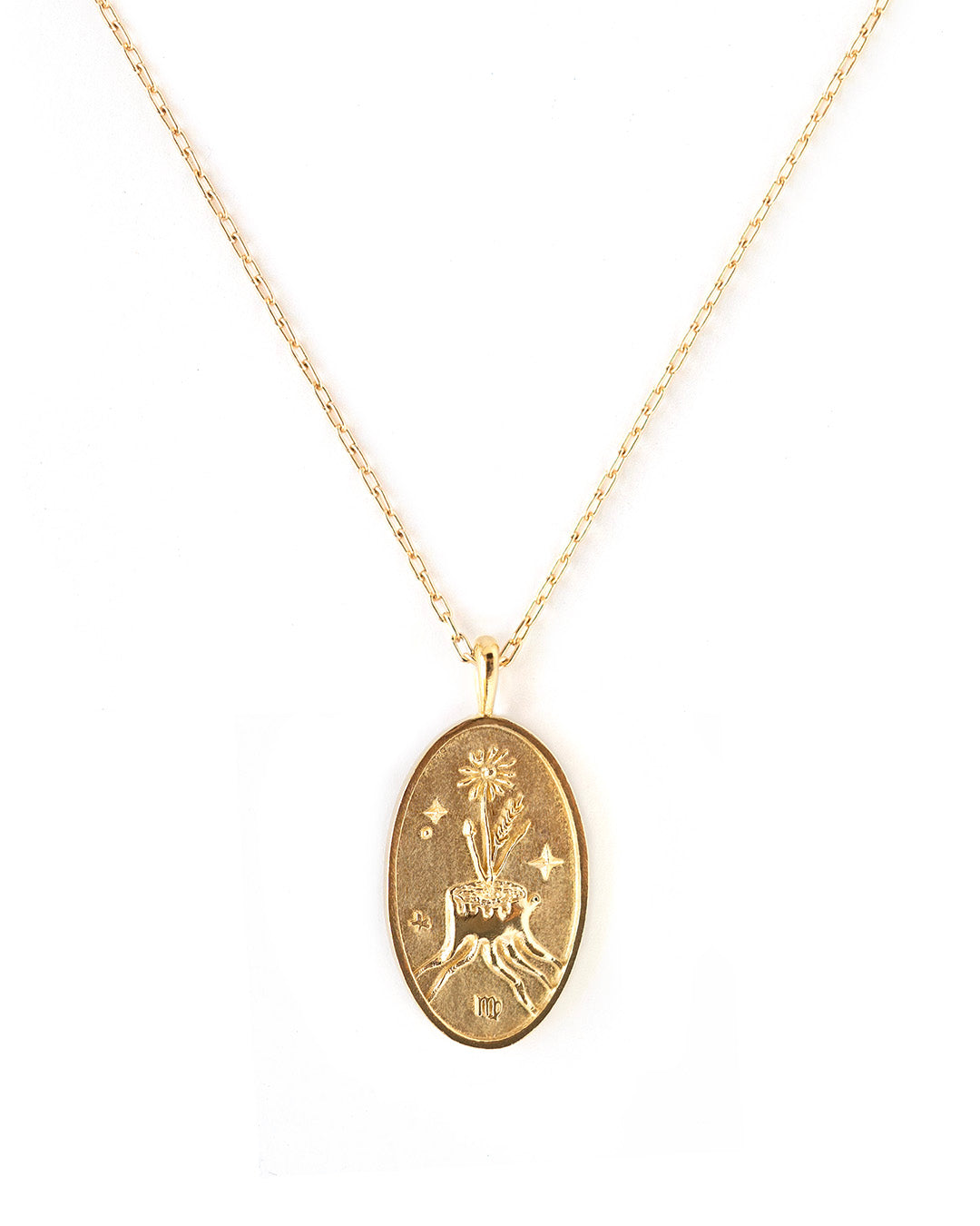 Vierge Collier Zodiaque Or