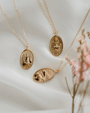 Vierge Collier Zodiaque Or