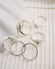 Solar Bague Argent Sterling