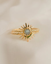 Solar Bague Or Vermeil