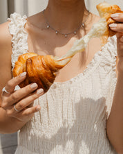 Perlu Bague Argent Sterling