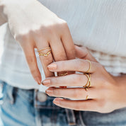 Scarlet Bague Or Vermeil
