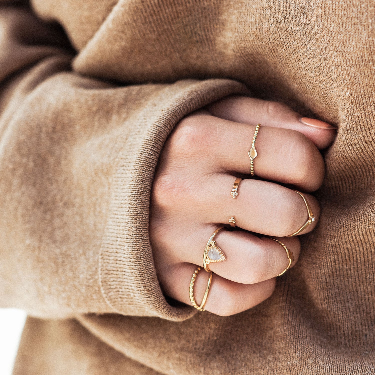Scarlet Bague Or Vermeil