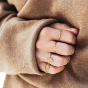 Scarlet Bague Or Vermeil