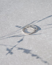 Babka Bague Argent Sterling