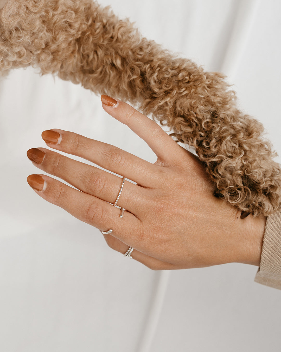 Perlu Bague Argent Sterling