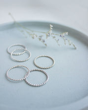 Perlu Bague Argent Sterling