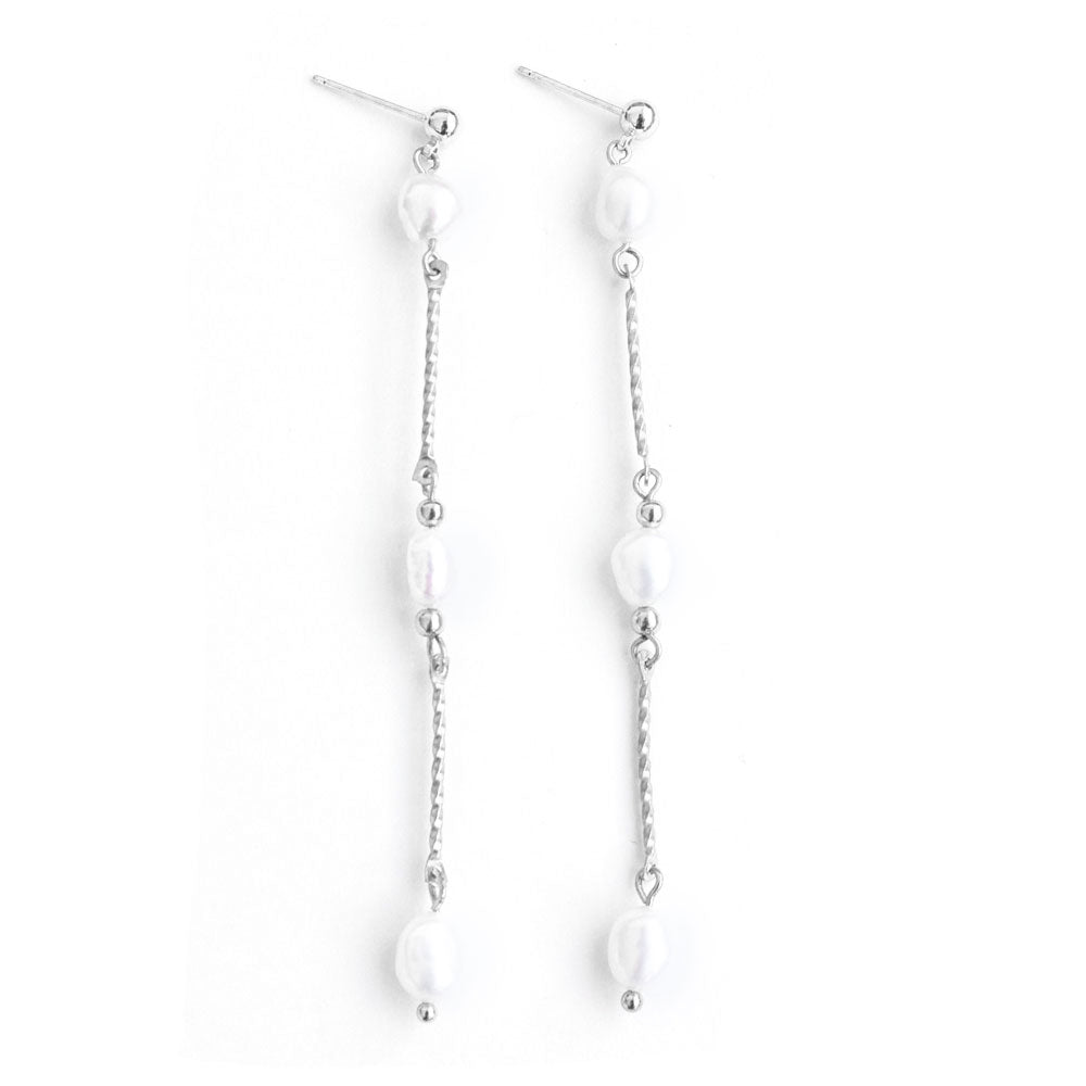 Tahiti Boucles d'oreilles Argent