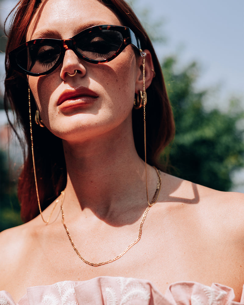 Brazen | Gold Flat Links Necklace