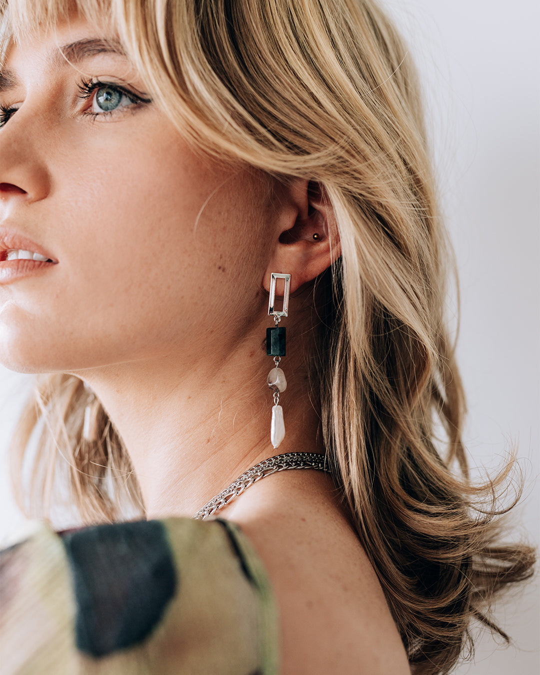 Chivor Silver Earrings