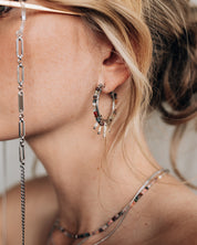 Pivoine Silver Necklace