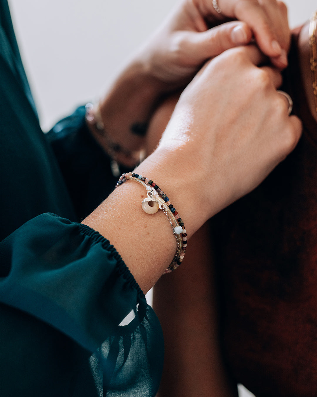 Sixteen Silver Bracelet