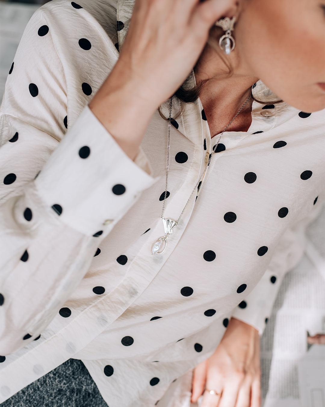 Nicole Silver Necklace