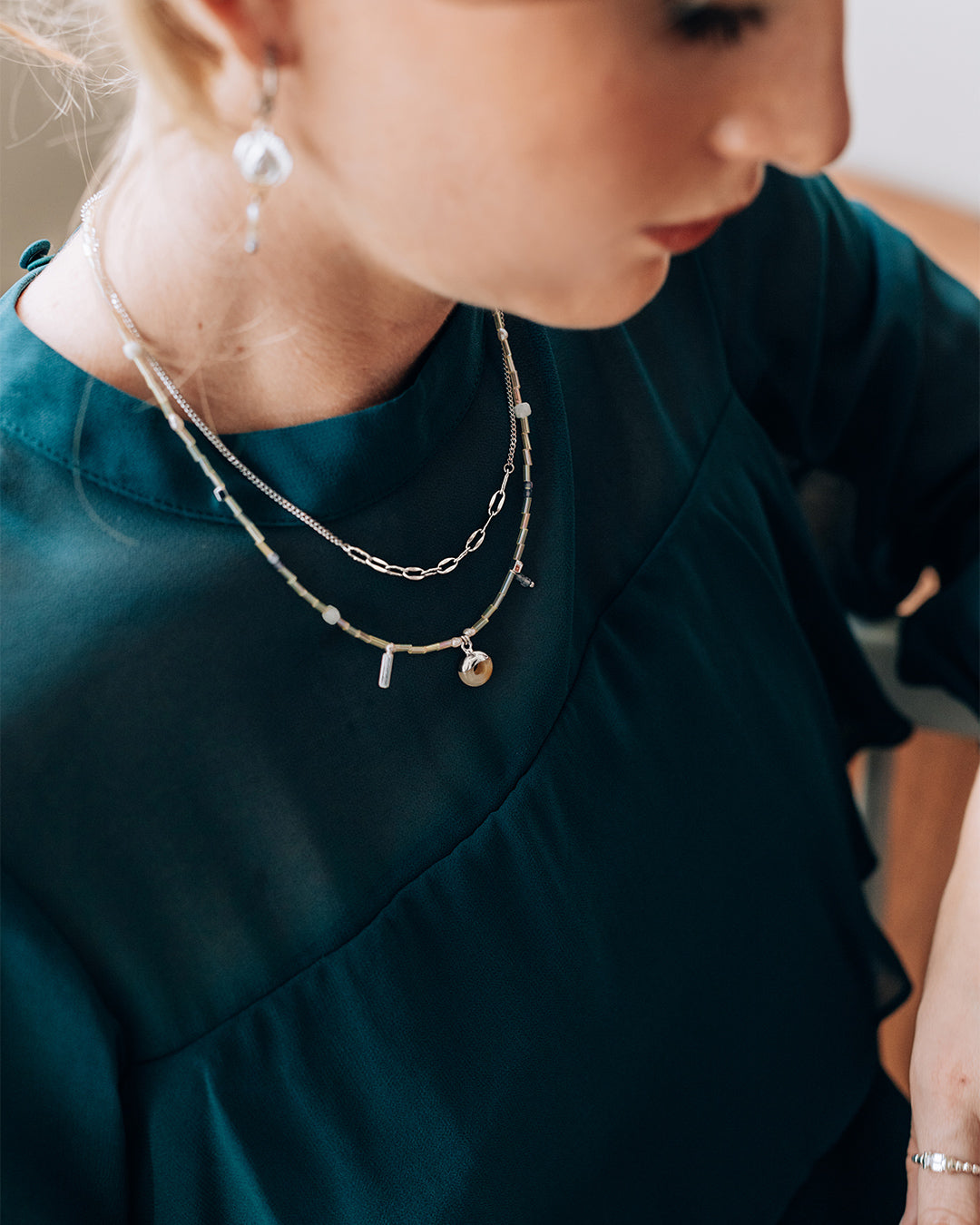 Donovan Silver Necklace