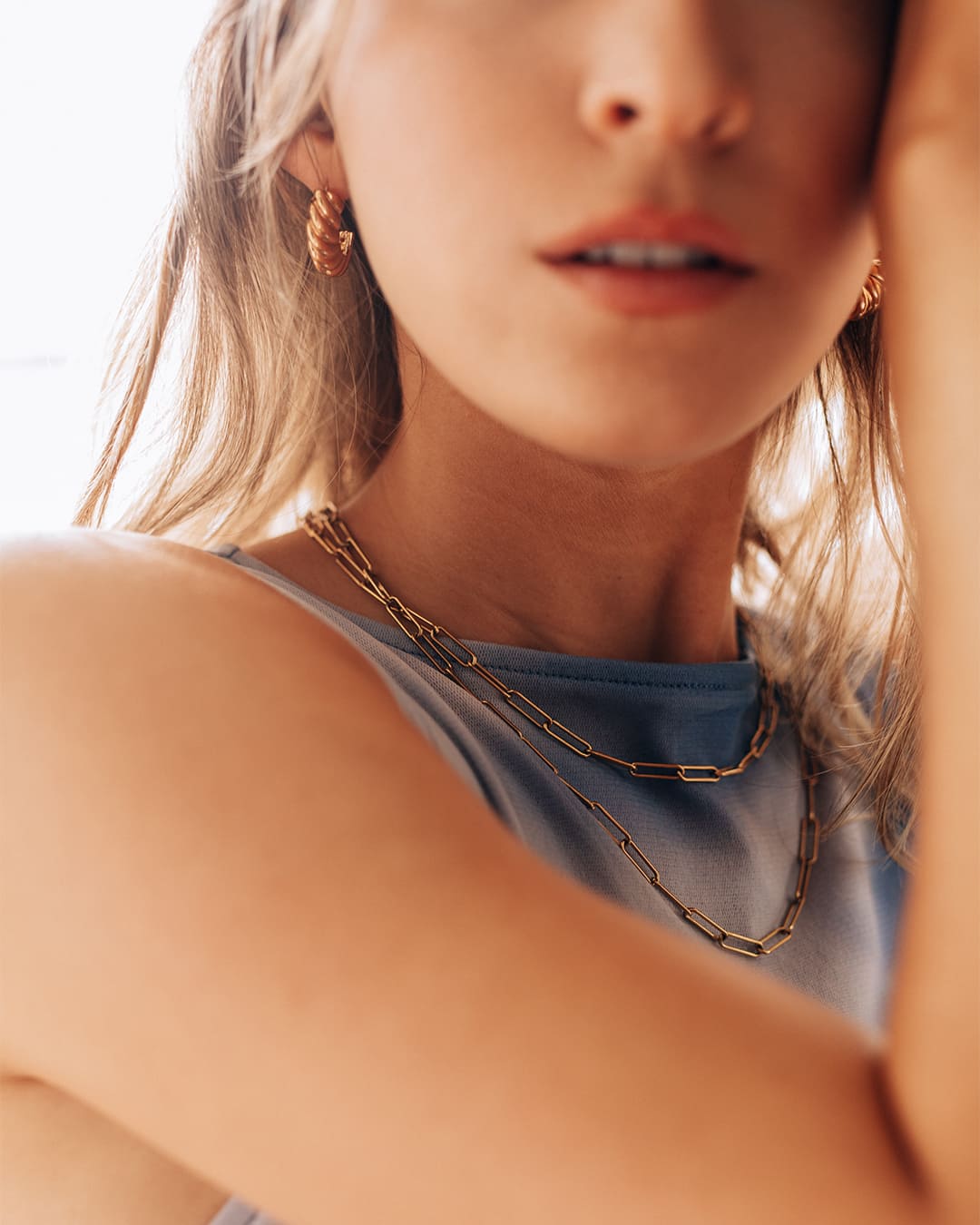 Clippy Gold Necklace