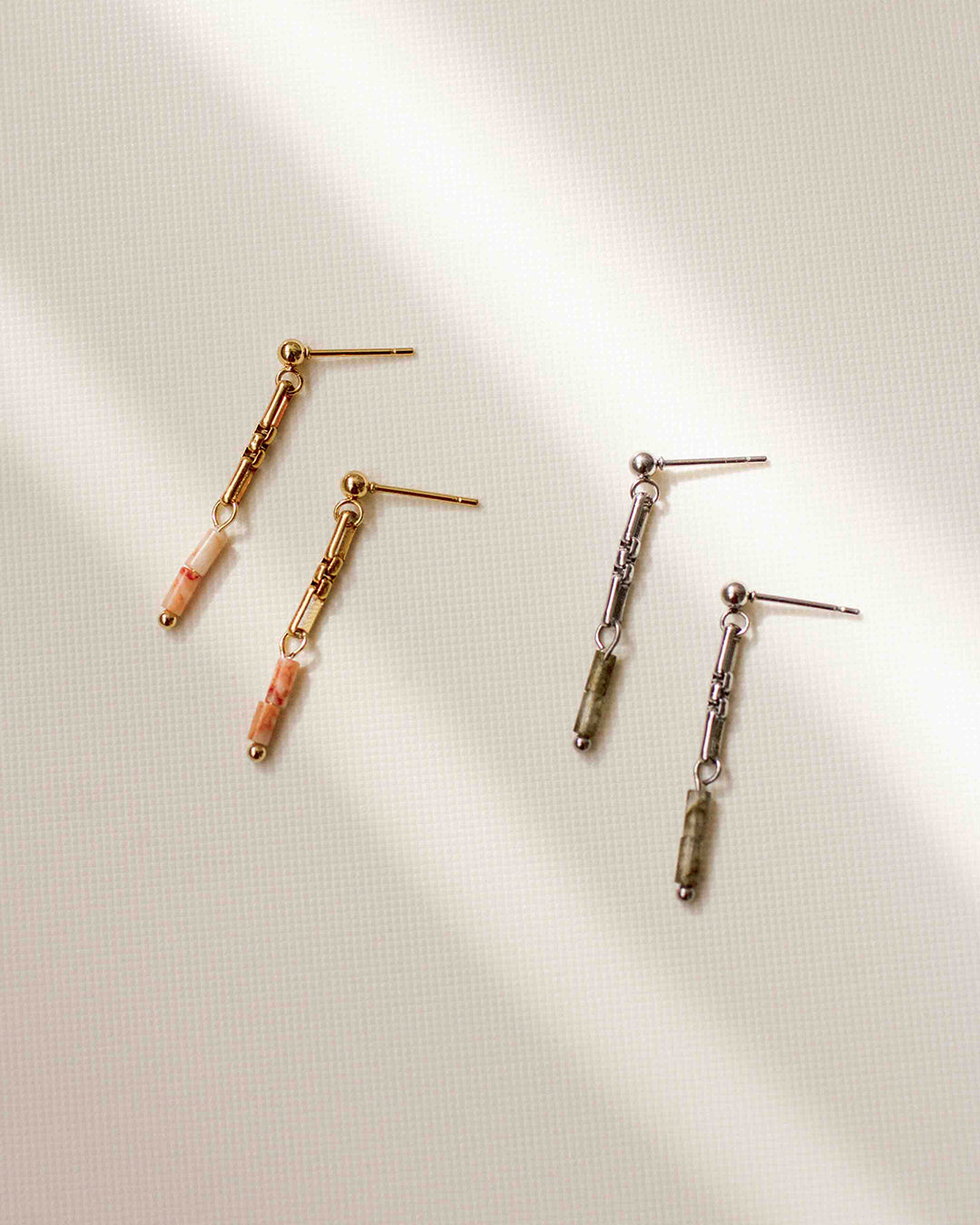 Drop Gold Earrings