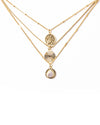 Groove | Gold Charms Trio Necklace