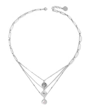 Groove collier argent