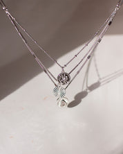 Groove Silver Necklace