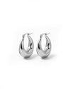 Pipe | Boucles D'Oreilles Anneaux Ovales Charnues Or
