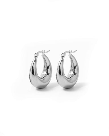 Eperlan | Boucles Asymétriques Et Perles Argent