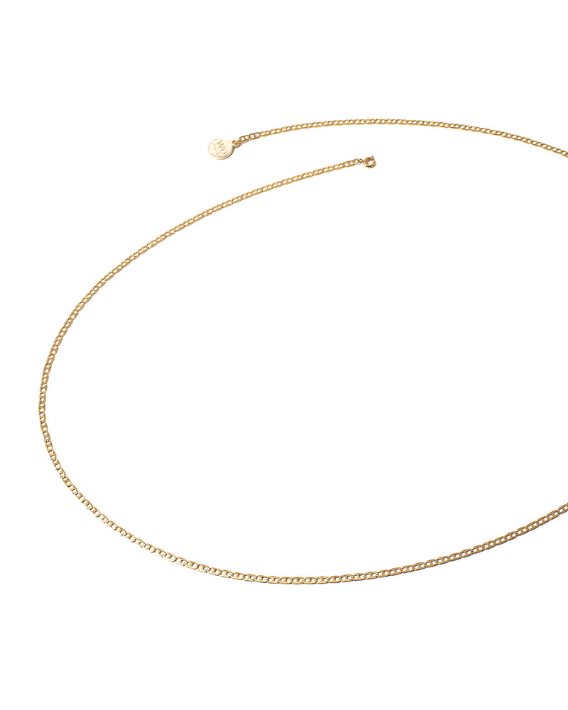 Raquel | Gold Flat Links Belly Chain
