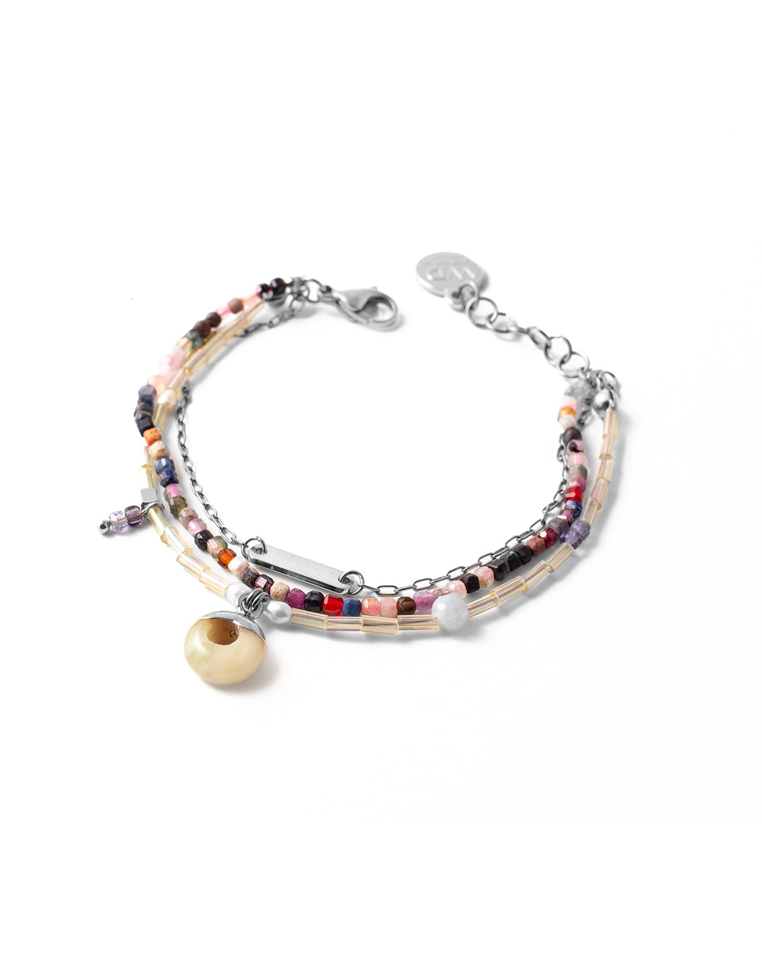Sixteen Silver Bracelet