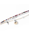 Sixteen | Silver Multi-Strands Stones Bracelet