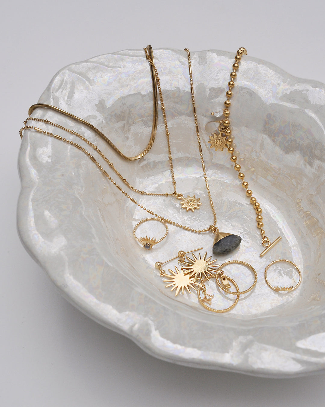 Nebula Gold Earrings