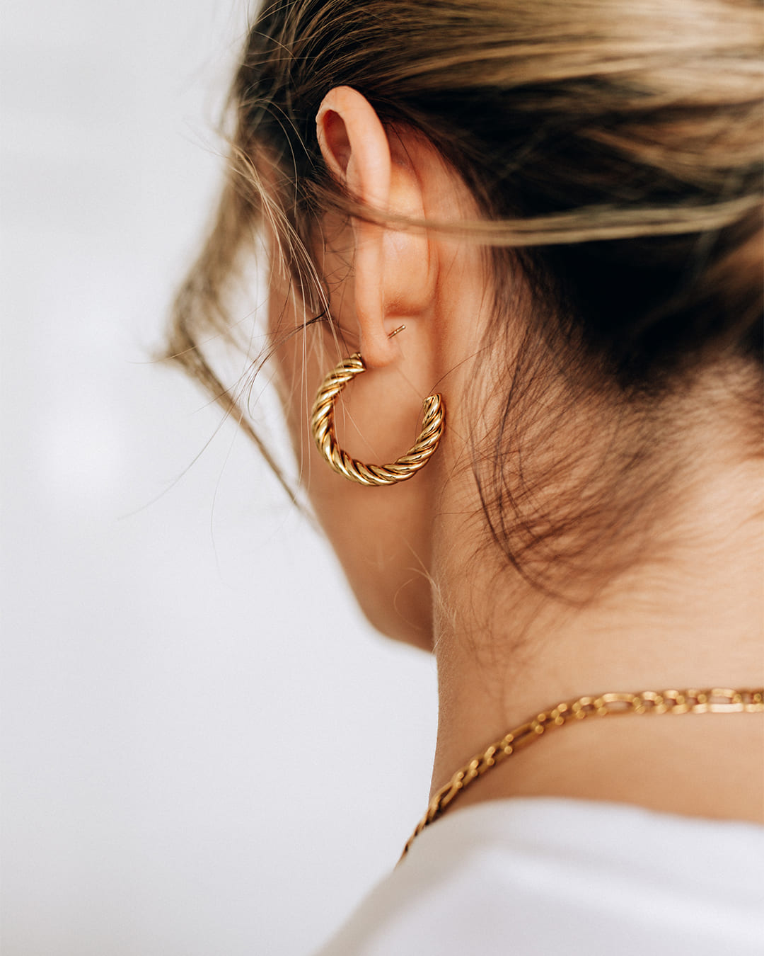 Spin Gold Earrings