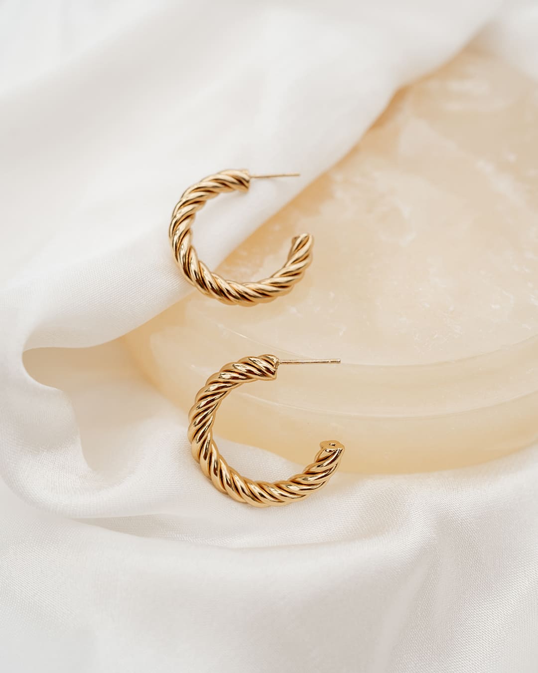 Spin Gold Earrings