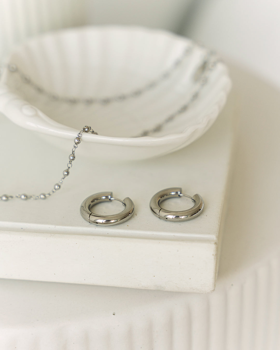 Hugo Silver Hoop Earrings