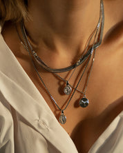 Swear Silver Necklace