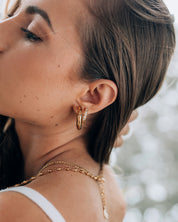 Hugo Gold Hoop Earrings