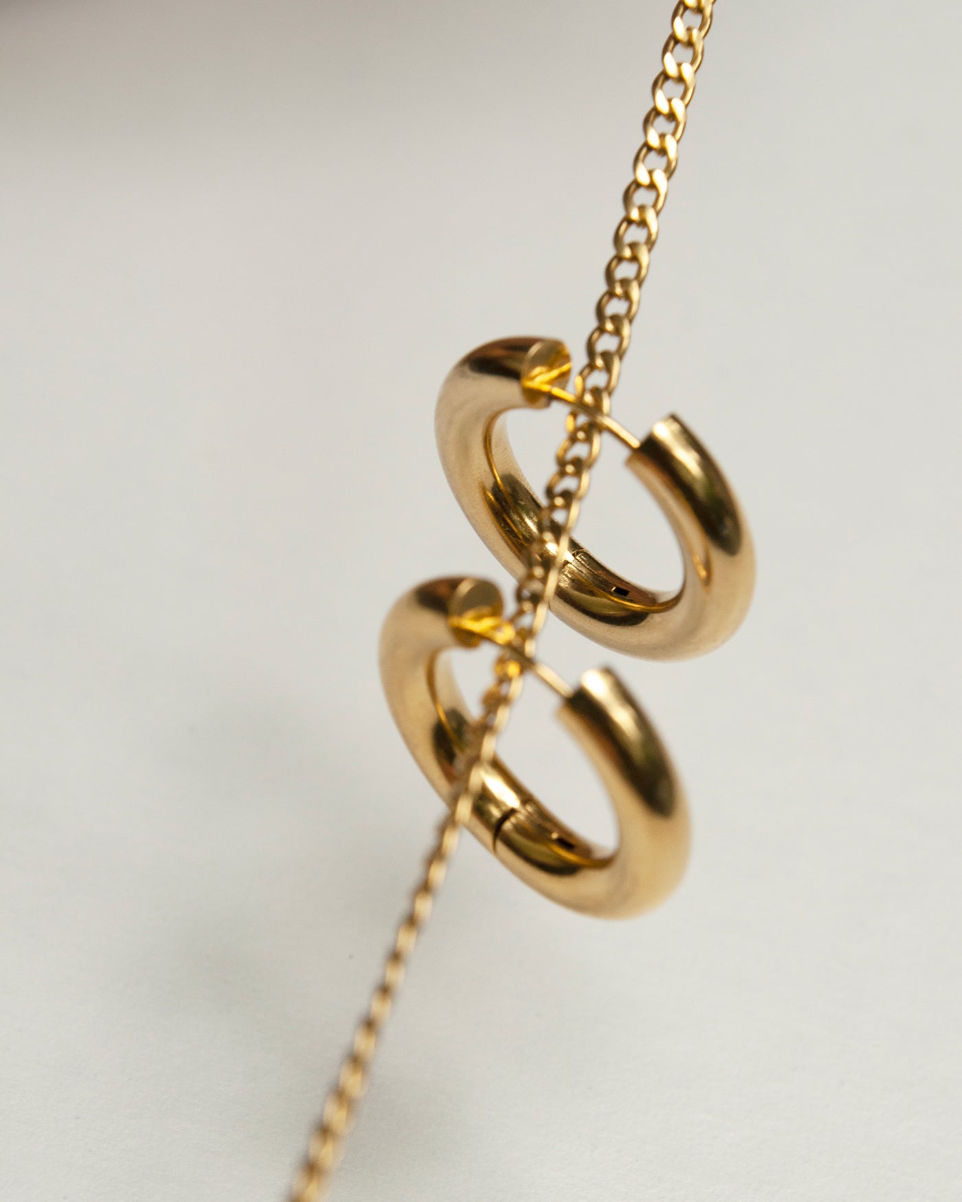 Hugo Gold Hoop Earrings
