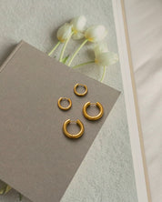 Hugo Gold Hoop Earrings