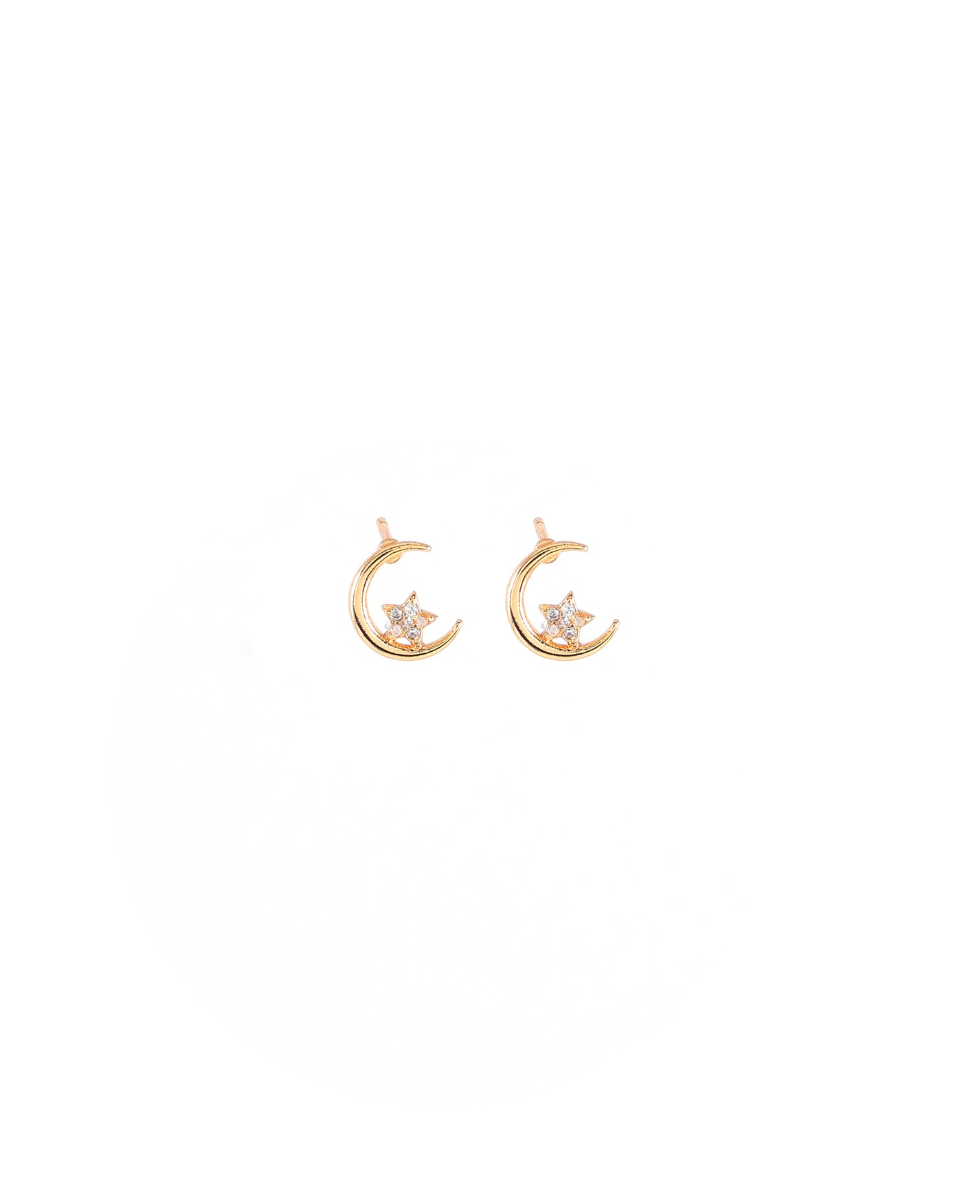 Lunaya boucles d'oreilles or