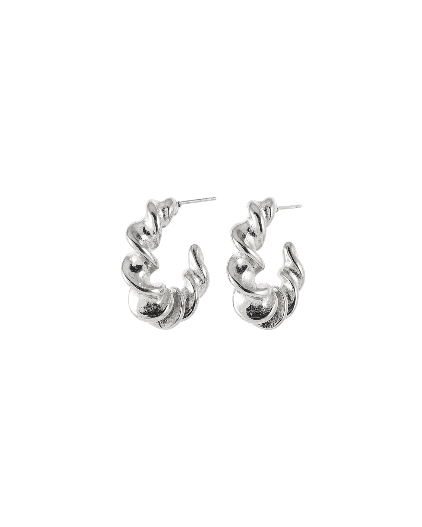 Boa boucles d'oreilles argent