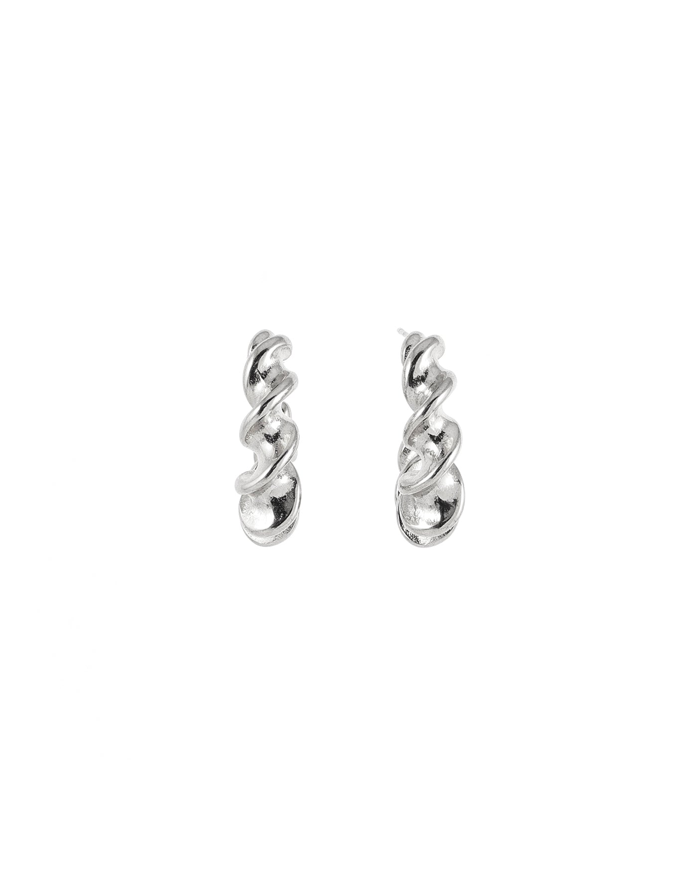 Boa boucles d'oreilles argent