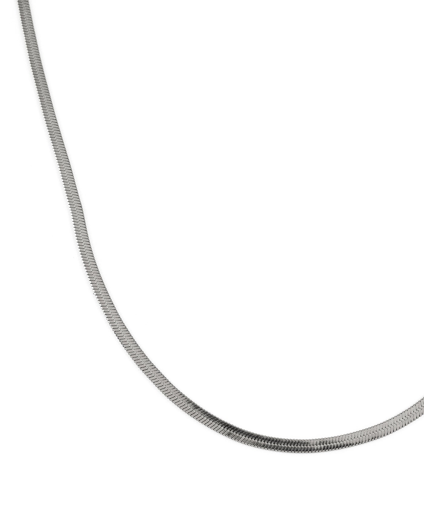 Serpent collier argent