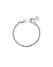 Twisted bracelet argent