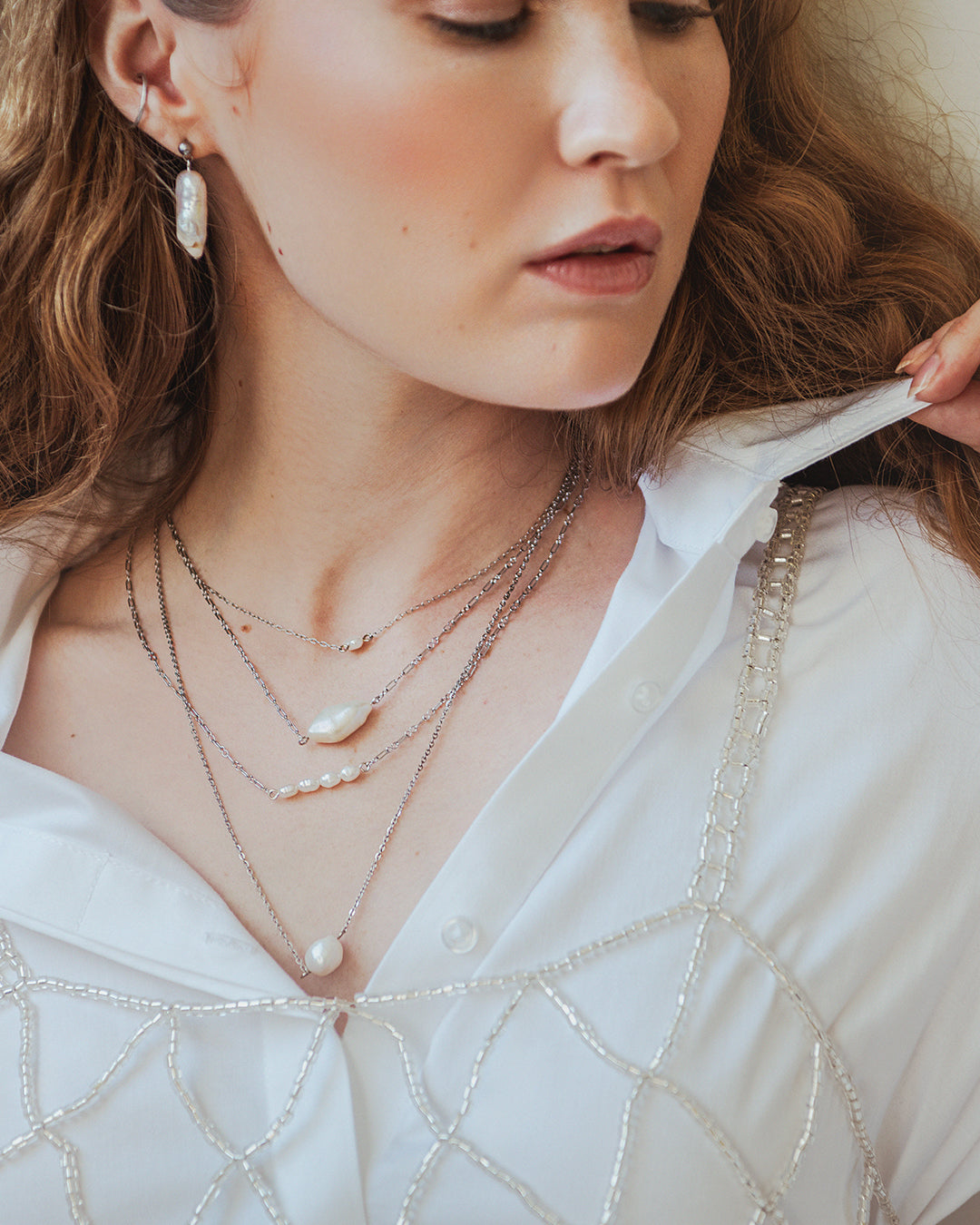 Oceane Silver Earrings
