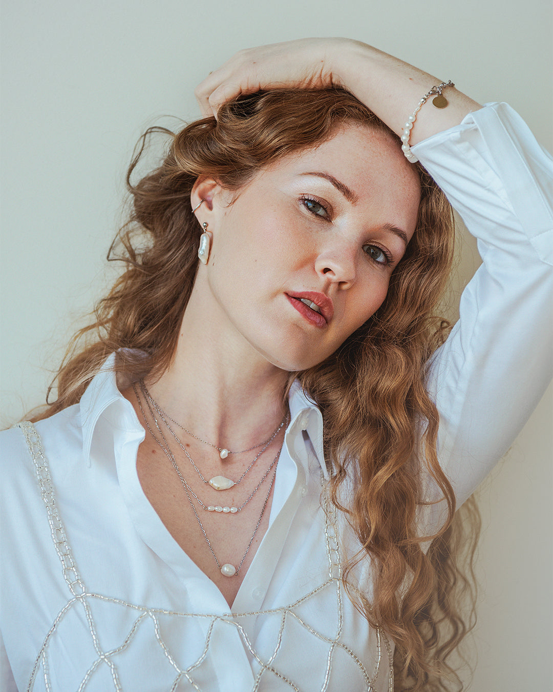 Oceane Silver Earrings