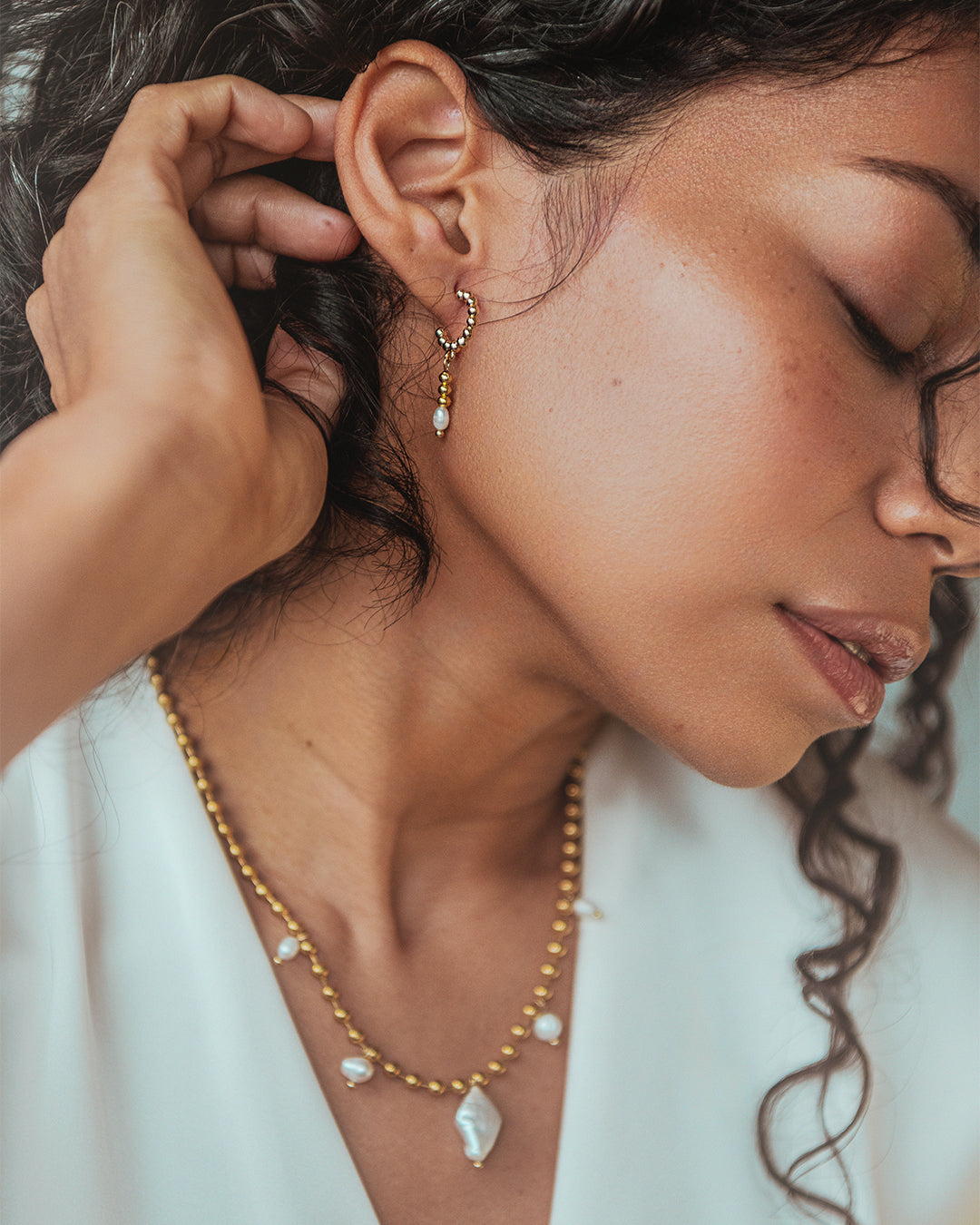 Naïa boucles d'oreilles Or