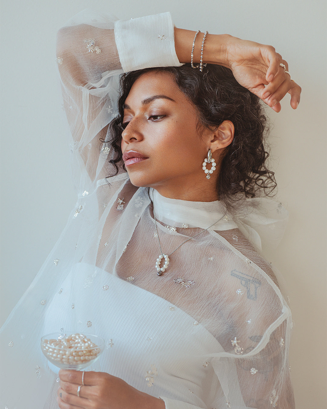 Voluta Silver Necklace